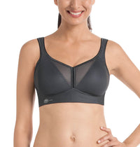 Sujetador deportivo AirControl DeltaPad negro
