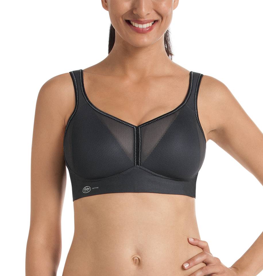 Sujetador deportivo AirControl DeltaPad negro