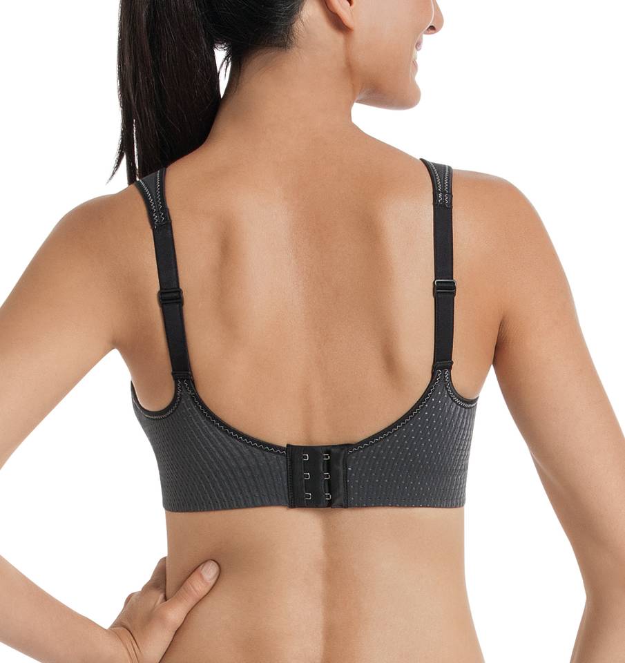 Sujetador deportivo AirControl DeltaPad negro