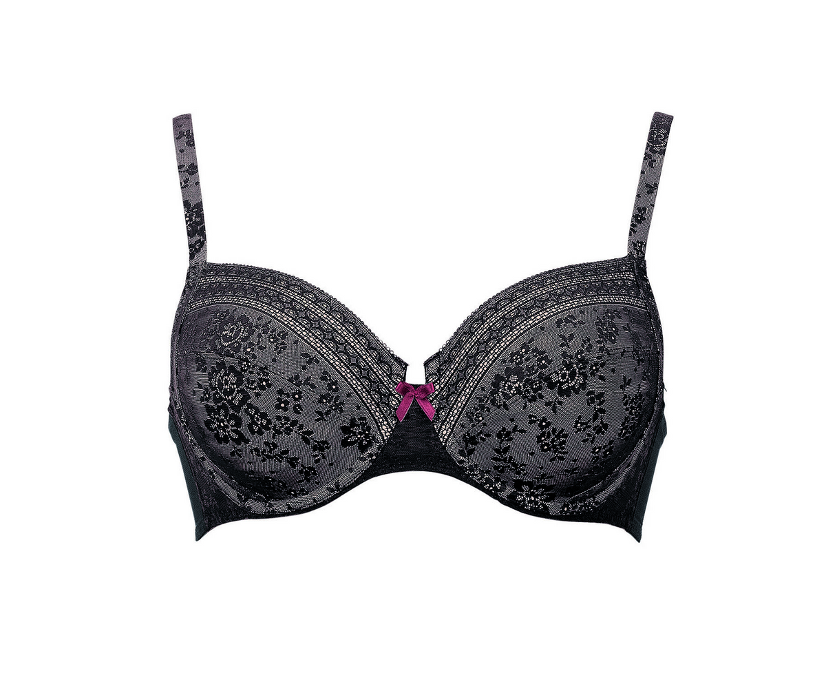 Sujetador con aros Fleur negro