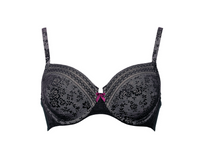 Sujetador con aros Fleur negro